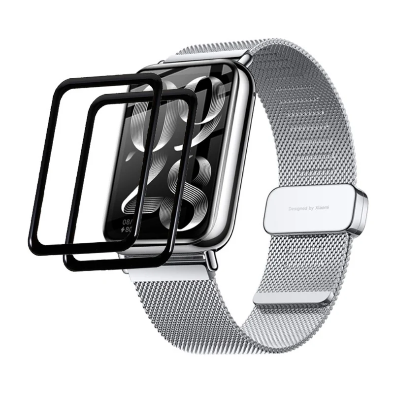 2stück Xiaomi Smart Band 8 Pro Silikon Displayschutz