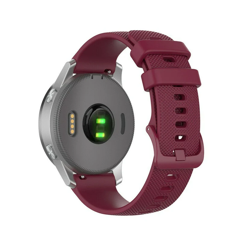 Zenwatch Venice Pro 2 Silikonarmband (Dunkelrot)