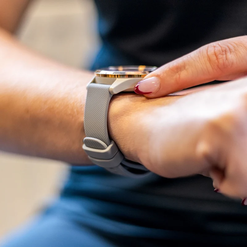 Zenwatch Venice Pro 2 Silikonarmband (Grau)