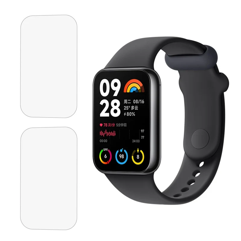 2stück Xiaomi Smart Band 8 Pro Silikon Displayschutz