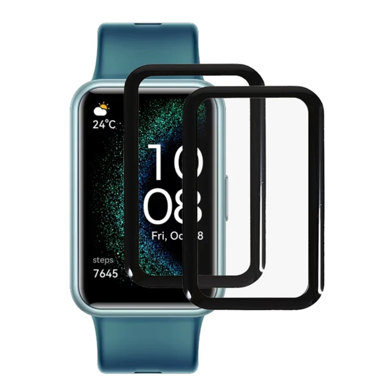 2stück Huawei Watch Fit Special Edition Silikon HD Displayschutz