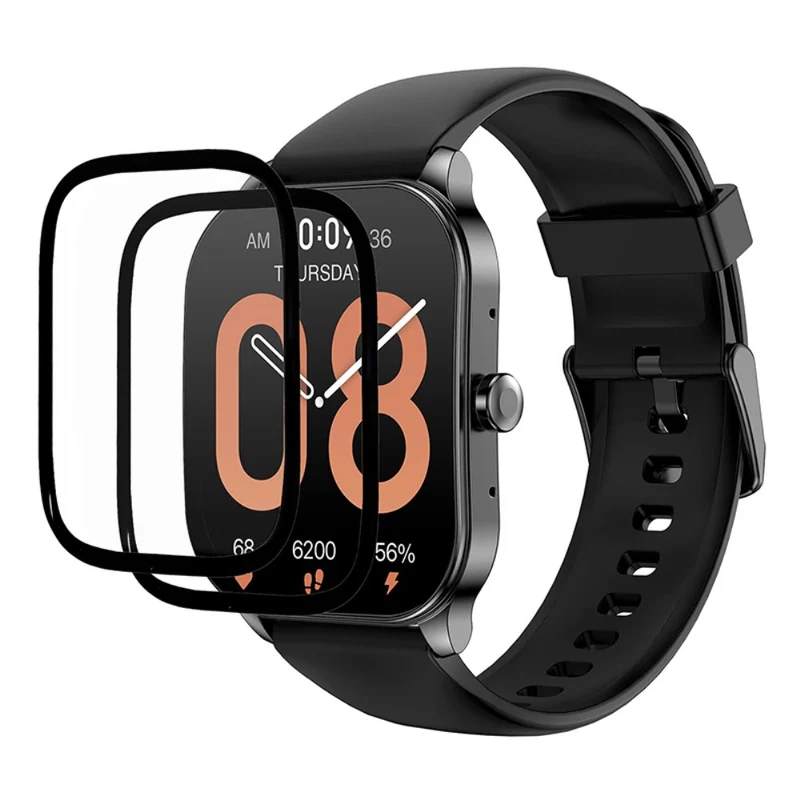 2stück Amazfit Pop 3S Silikon HD Displayschutz