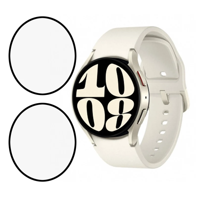 2stück Samsung Galaxy Watch 6 Classic (47mm) Silikon Displayschutz