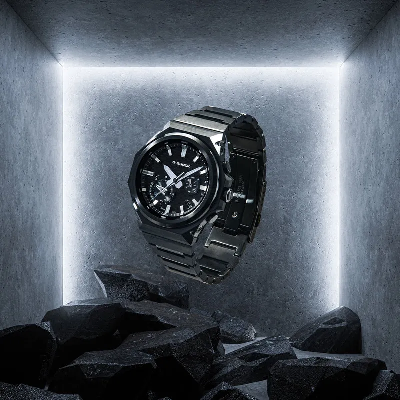 Casio GST-B1000BD-1AER Herrenuhr G-SHOCK G-STEEL Schwarz • Tough Solar & Bluetooth • Stoßfest 20 bar