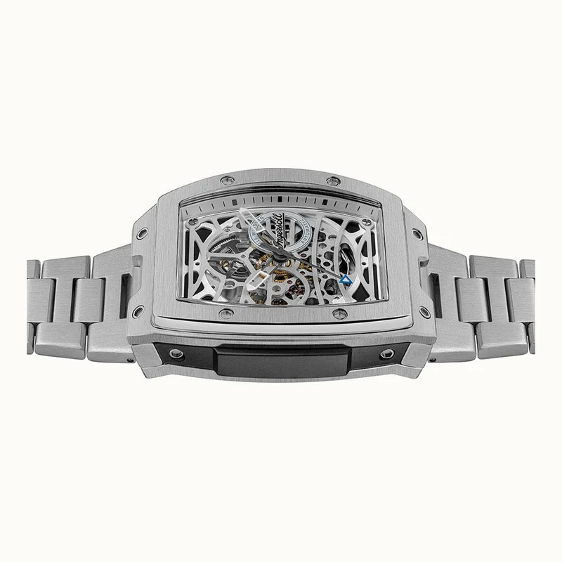 Ingersoll 1892 The Challenger I12310 Herren Armbanduhr Silber • Automatikwerk • Mineralglas