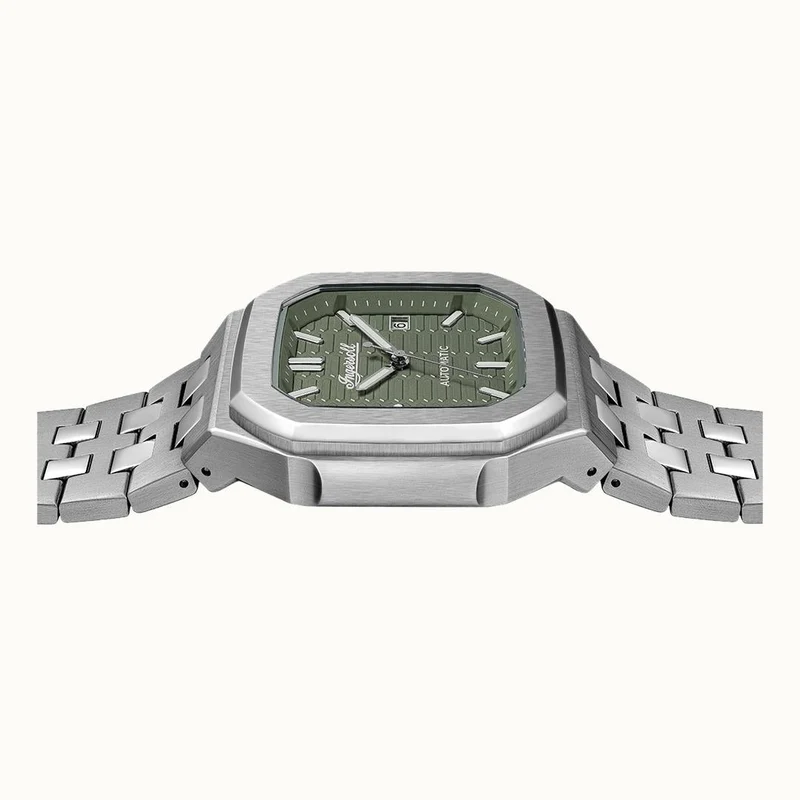 Ingersoll 1892 The Yield I17802 Herren Armbanduhr Grün • Automatikwerk • Mineralglas mit Leuchtzeiger