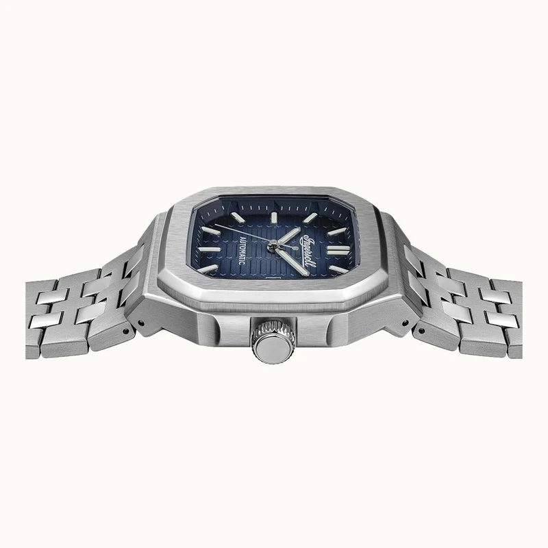 Ingersoll 1892 The Yield I17801 Herren Armbanduhr Blau • Automatikwerk • Mineralglas