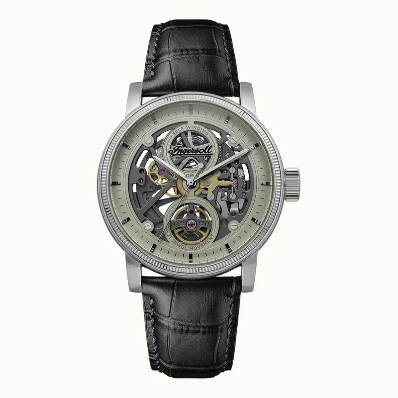 Ingersoll 1892 The Guy I17501 Herren Armbanduhr Grau • Automatikwerk • Mineralglas