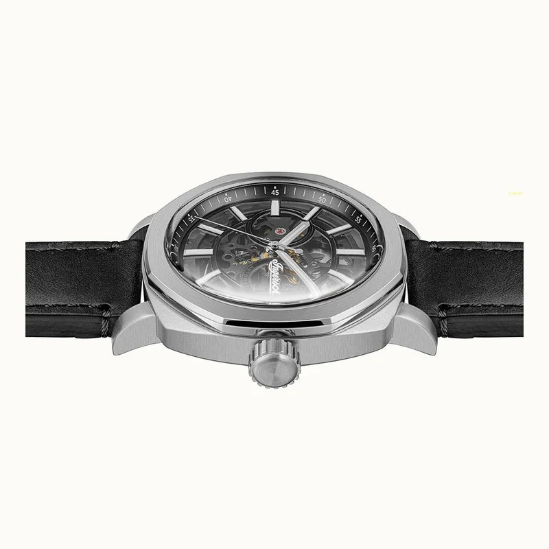 Ingersoll 1892 The Outrider I16401 Herren Armbanduhr Schwarz • Automatikwerk • Mineralglas kratzfest