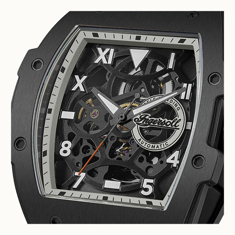 Ingersoll 1892 The Play I15305 Herren Armbanduhr Schwarz • Automatikwerk • Mineralglas