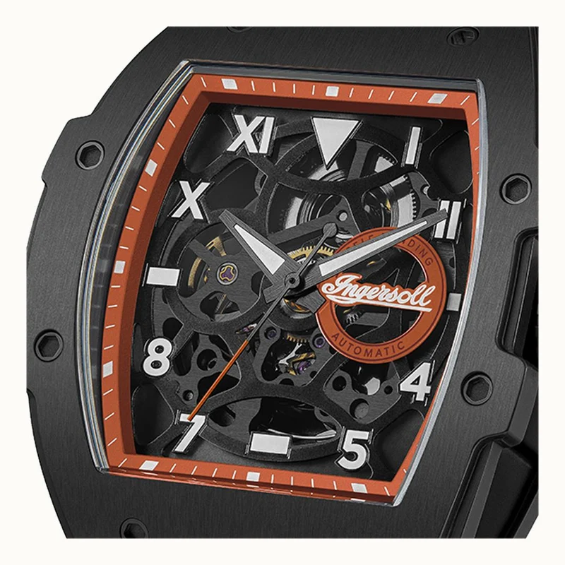 Ingersoll 1892 The Play I15304 Herren Armbanduhr Schwarz • Automatikwerk • Mineralgas kratzfest