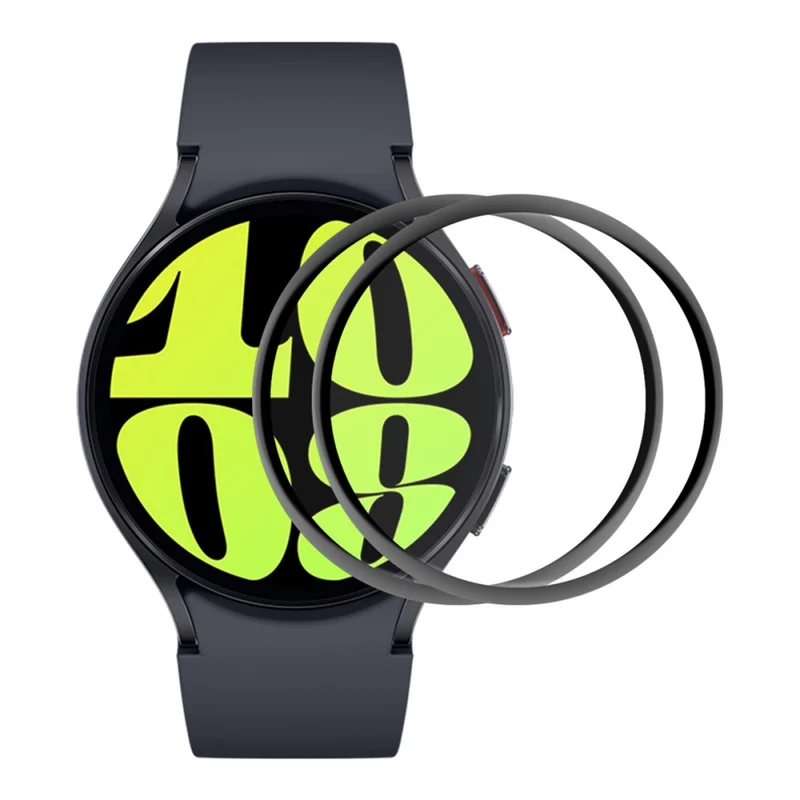 2stück Samsung Galaxy Watch 6 (44mm) Silikon Displayschutz