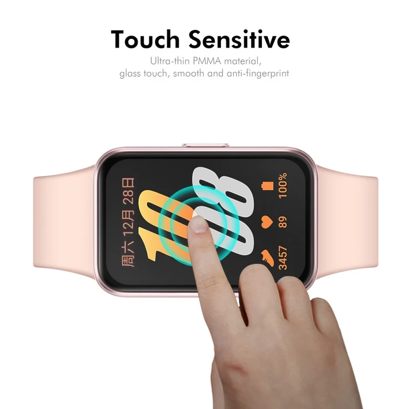 Samsung Galaxy Fit 3 Silikon 3D Gekrümmt Displayschutz