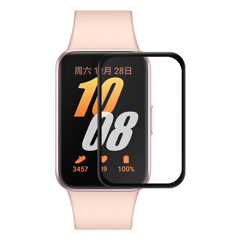 Samsung Galaxy Fit 3 Silikon HD 3D Gekrümmt Displayschutz