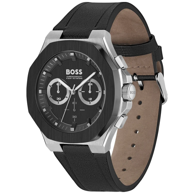 BOSS Taper 1514085 Herren Armbanduhr Schwarz • Quarz-Chronograph • Mineralglas