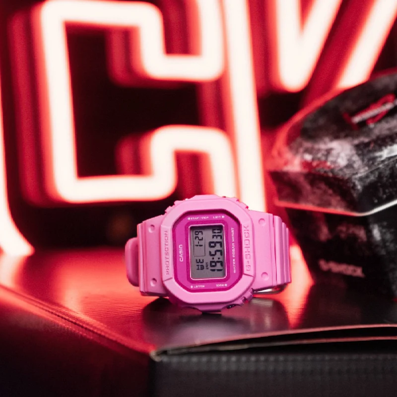 Casio G-Shock GMD-S5610PP-4ER Damen Armbanduhr Pink • Biobasiertes Resin • Stoßfest bis 20 bar