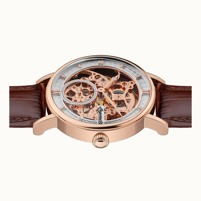 Ingersoll 1892 The Herald I00401B Herren Armbanduhr Roségold • Skelettwerk • Automatikwerk