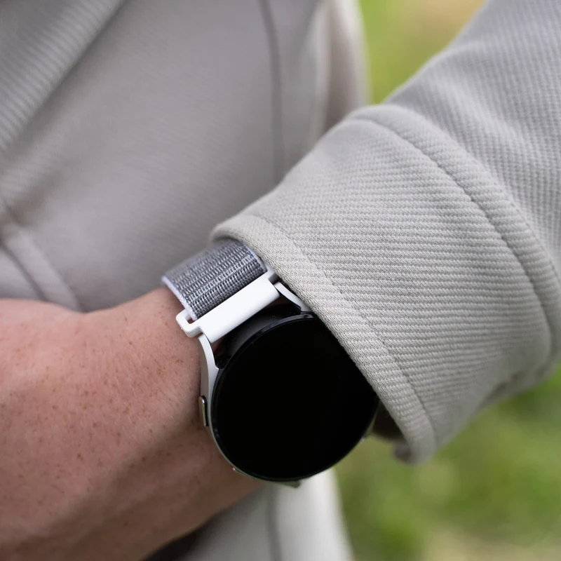 Zenwatch Venice Pro Nylonarmband (Muschelweiß)