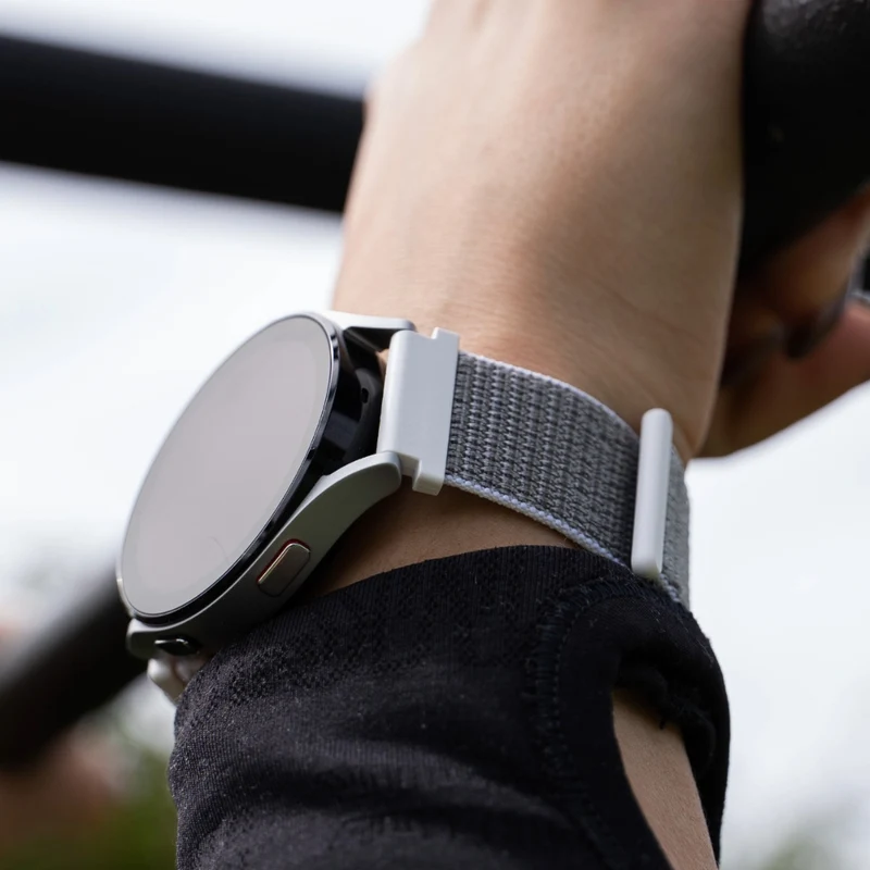 Zenwatch Venice Pro Nylonarmband (Muschelweiß)