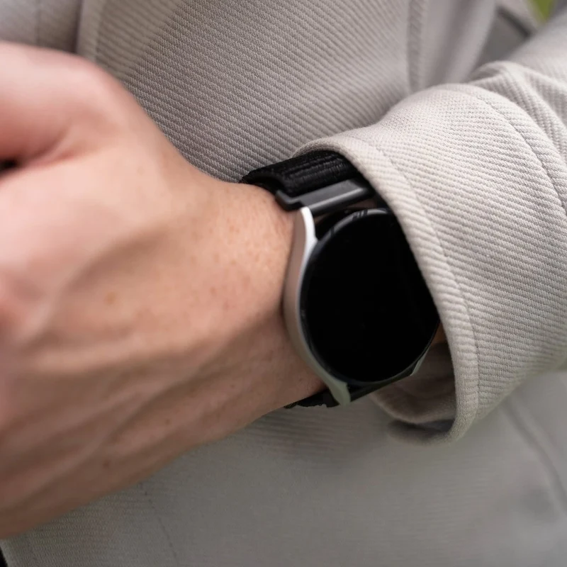 Zenwatch Venice Pro Nylonarmband (Schwarz)