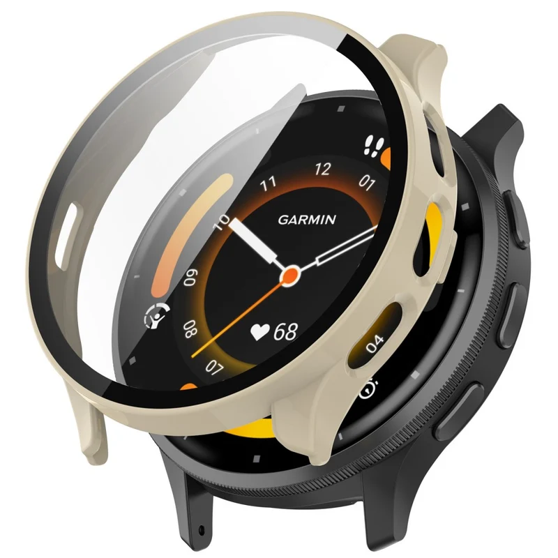 Hart Garmin Venu 3S Hülle mit Displayschutz in Glas und Plastik