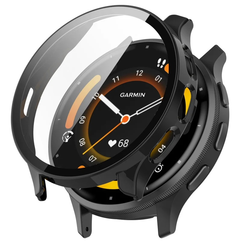 Auffallend Modisch Garmin Venu 3 Hülle mit Displayschutz in Glas und Plastik