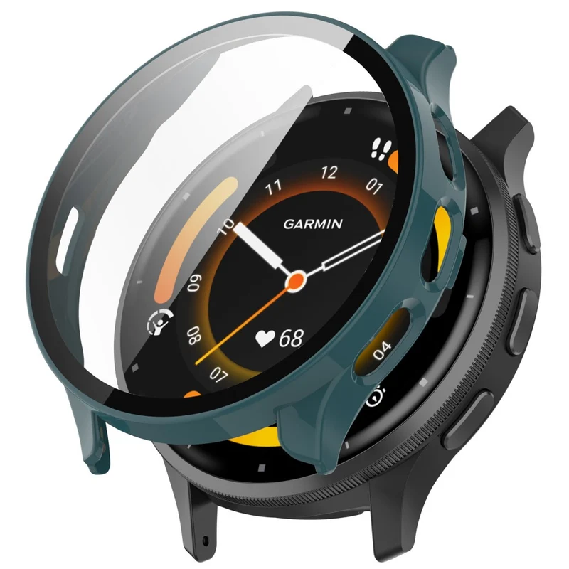 Auffallend Modisch Garmin Venu 3 Hülle mit Displayschutz in Glas und Plastik