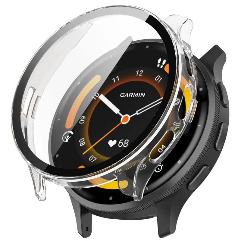 Auffallend Modisch Garmin Venu 3 Hülle mit Displayschutz in Glas und Plastik
