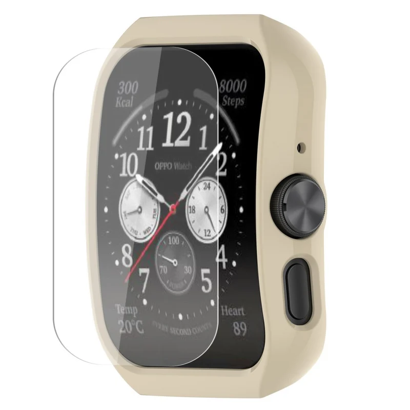 Flexibel Oppo Watch 4 Pro / Oppo Watch 3 Pro Universell Hülle mit Displayschutz in Silikon
