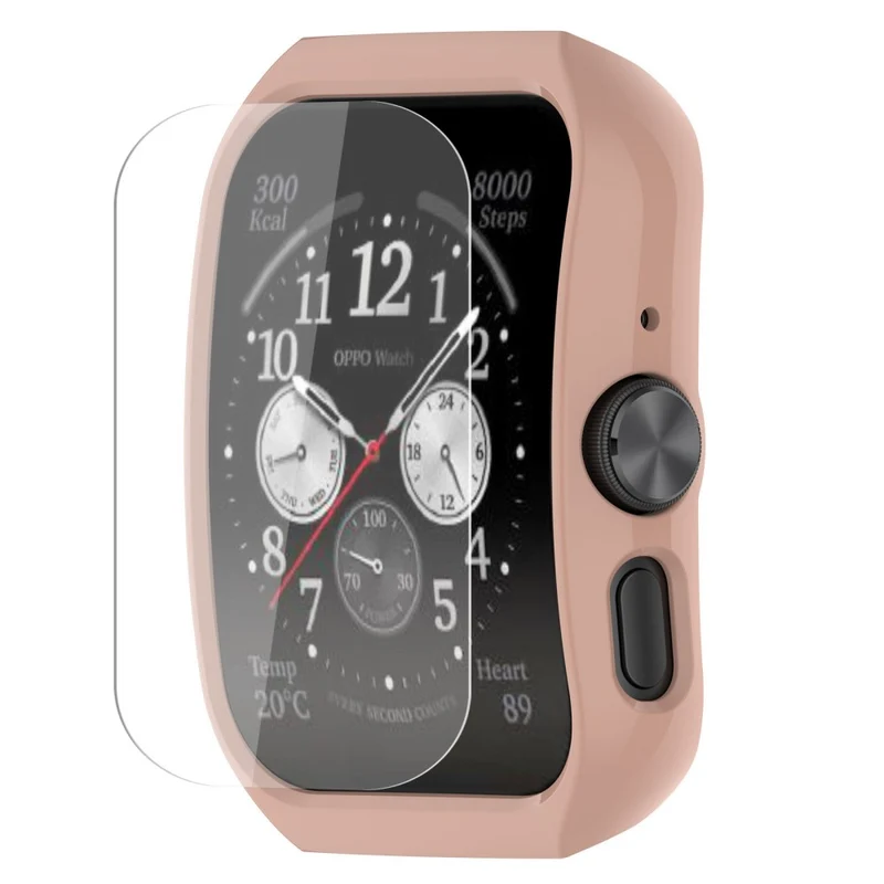 Flexibel Oppo Watch 4 Pro / Oppo Watch 3 Pro Universell Hülle mit Displayschutz in Silikon