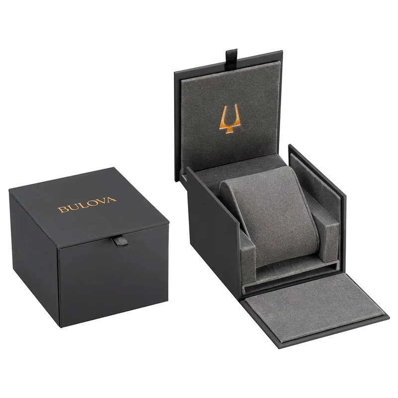 Bulova Sutton 98P220 Damen Armbanduhr Bicolor • Perlmutt-Zifferblatt mit Diamanten • Zweifarbiges Edelstahlarmband
