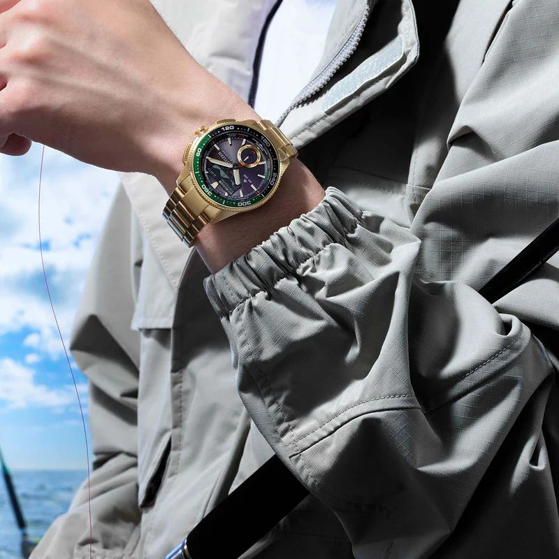 Citizen PROMASTER Wave Tracker JV3002-51E Herren Armbanduhr Schwarz • Saphirglas • Eco-Drive Solar