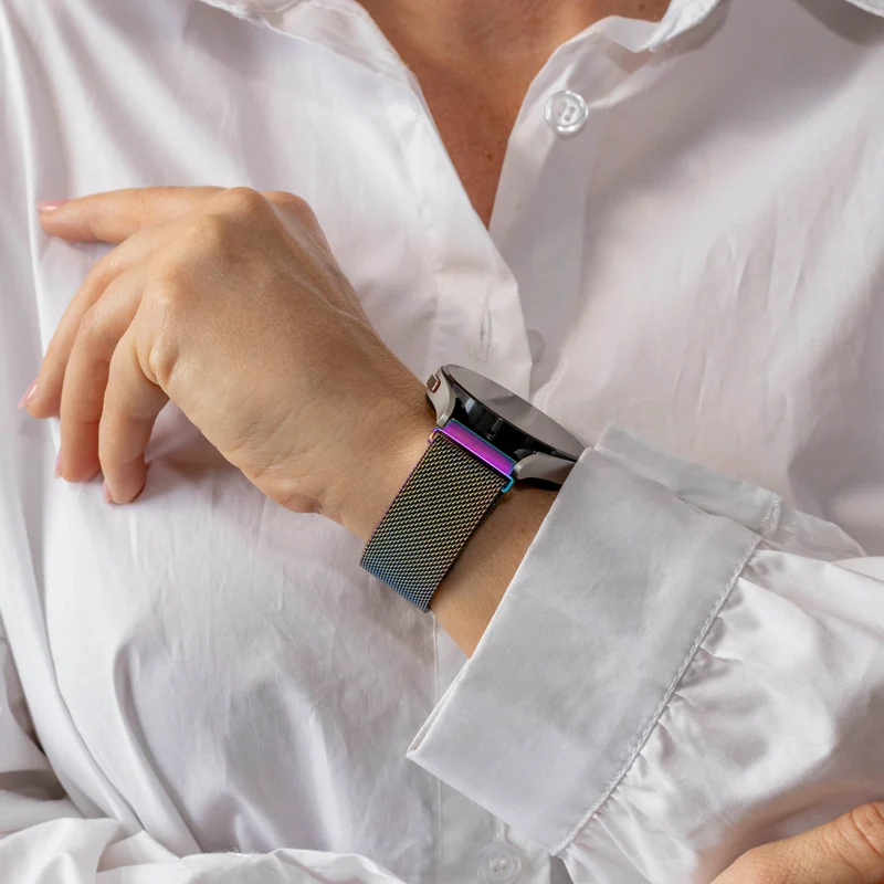 Zenwatch Venice Pro Milanese Armband (Regenbogen)