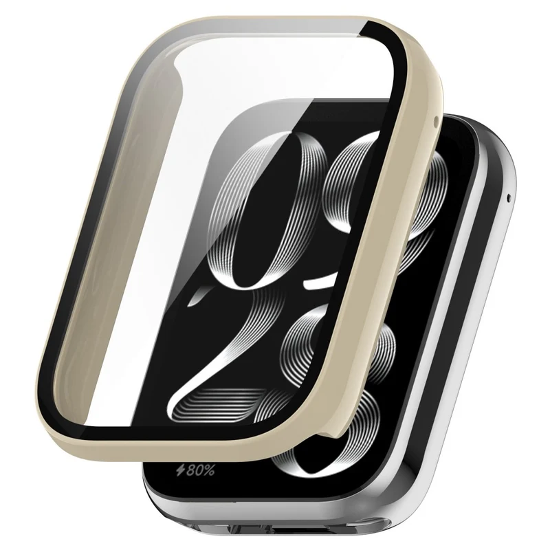 Unglaublich Modisch Xiaomi Smart Band 8 Pro Hülle mit Displayschutz in Glas und Plastik