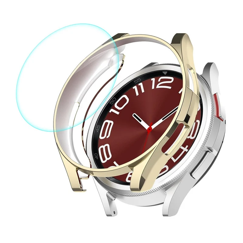 Großartig Samsung Galaxy Watch 6 Classic (47mm) Hülle mit Displayschutz in Glas und Plastik