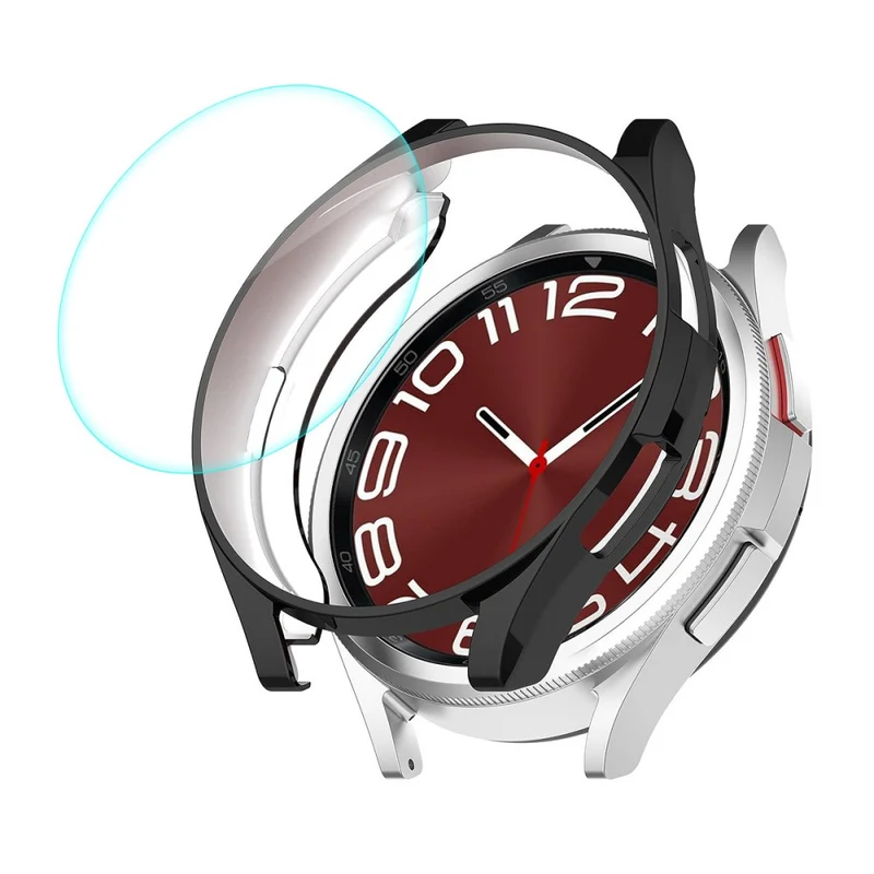 Großartig Samsung Galaxy Watch 6 Classic (47mm) Hülle mit Displayschutz in Glas und Plastik