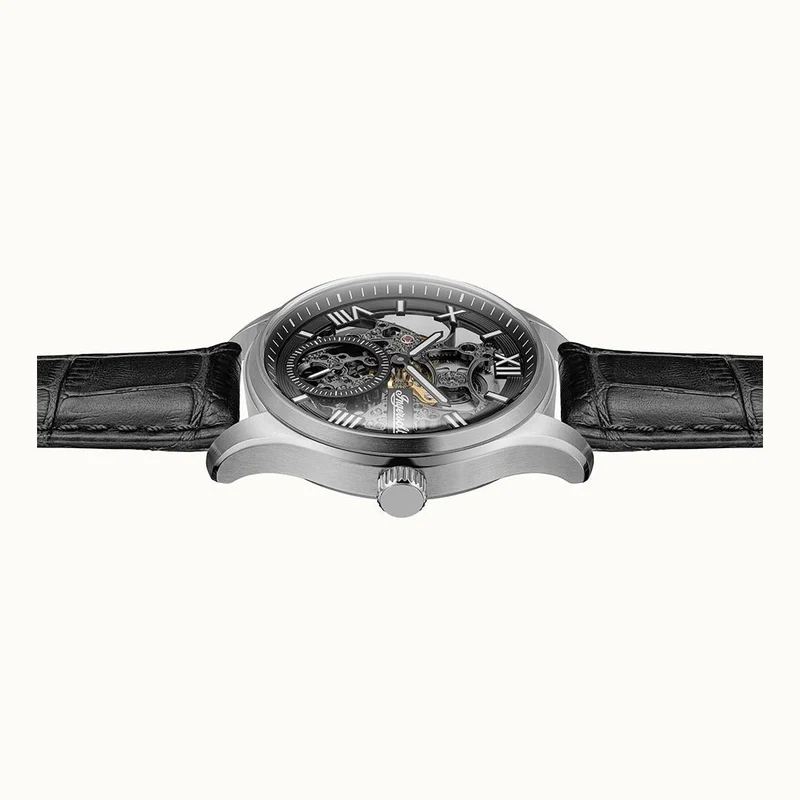 Ingersoll 1892 The Maverick I17401 Herren Armbanduhr Schwarz • Automatikwerk • Mineralglas