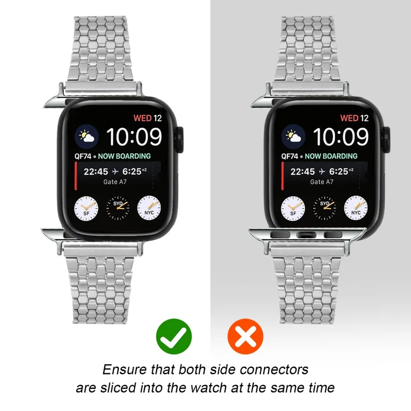 Auffallend Schön Apple Smartwatch Metall Universell Armband