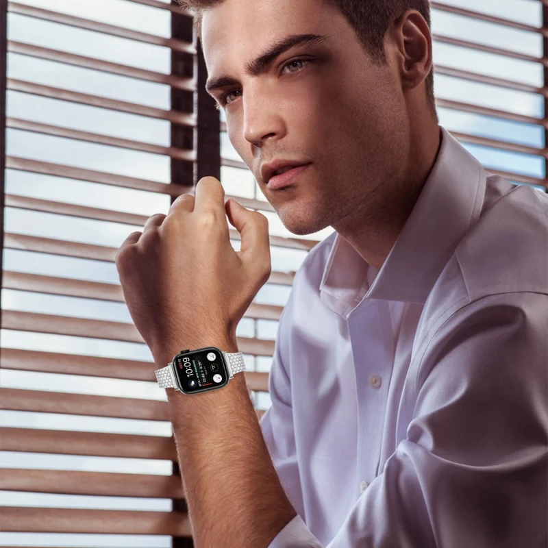 Auffallend Schön Apple Smartwatch Metall Universell Armband