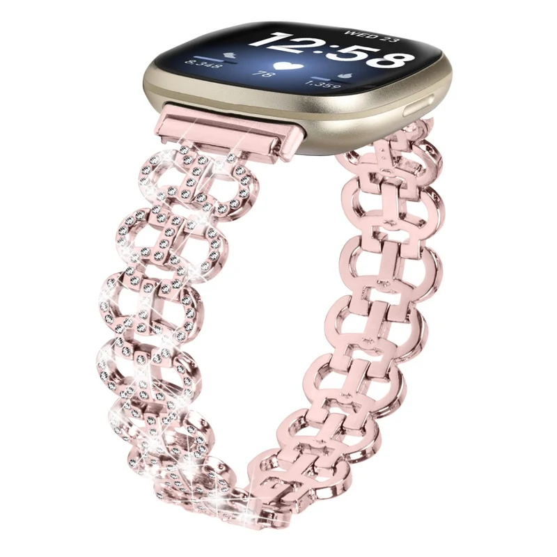Stark Fitbit Versa 3 / Fitbit Sense Strass Armband