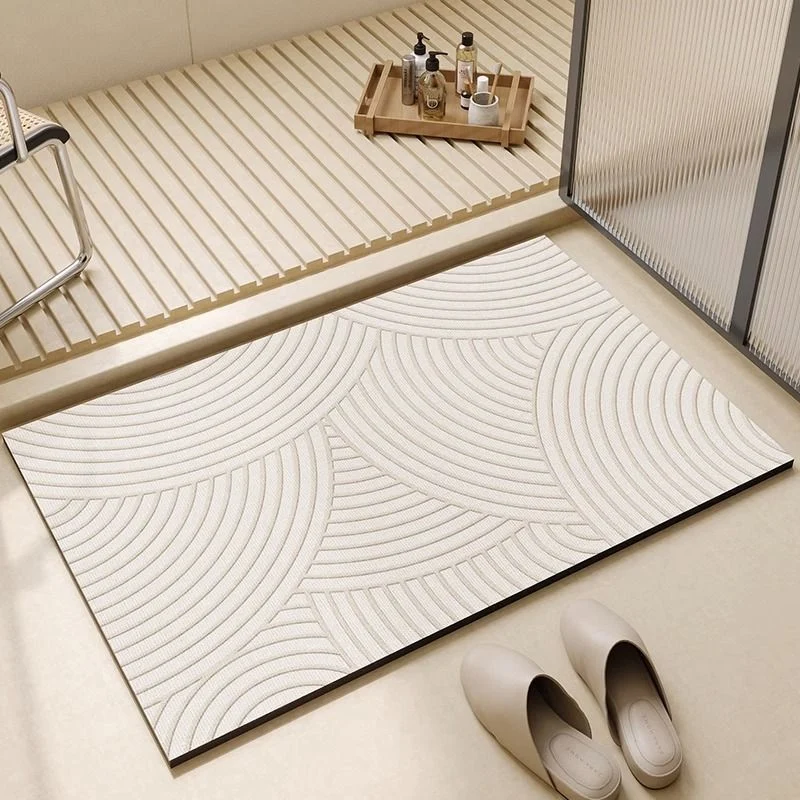 Moderner abstrakter Muster-Badematte für das Badezimmer