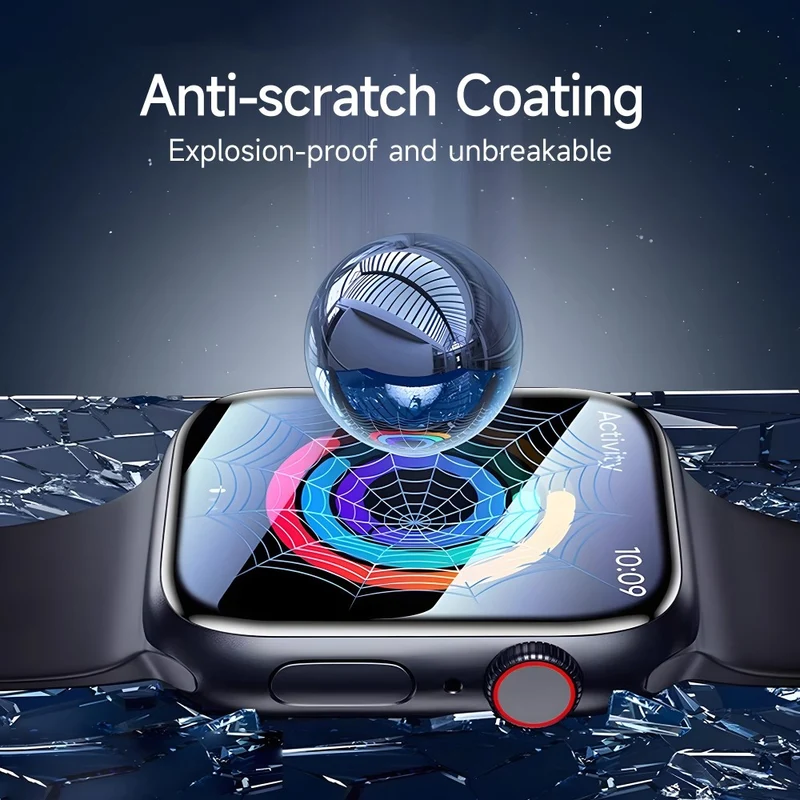 Apple Watch Series 7 41mm / Apple Watch Series 8 (41mm) Silikon Universell Displayschutz