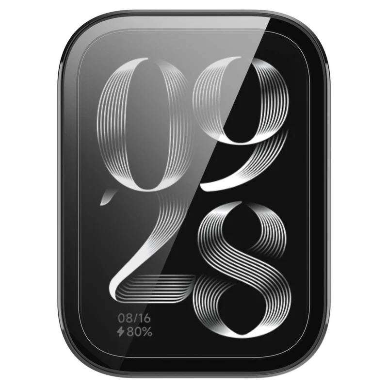 Flexibel Xiaomi Mi Band 9 Pro Glas und Silikon Hülle