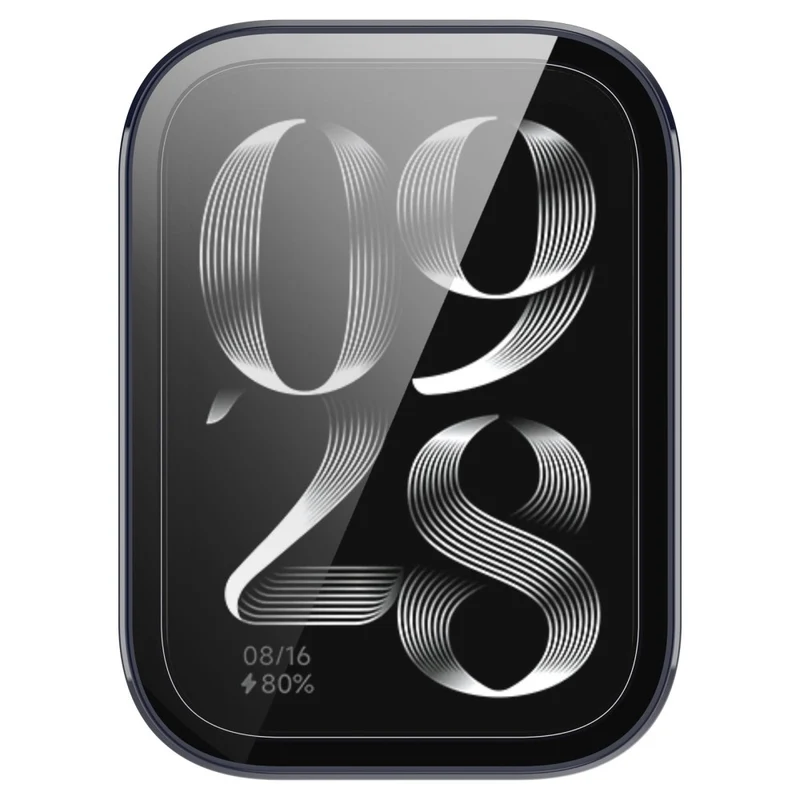 Flexibel Xiaomi Mi Band 9 Pro Glas und Silikon Hülle