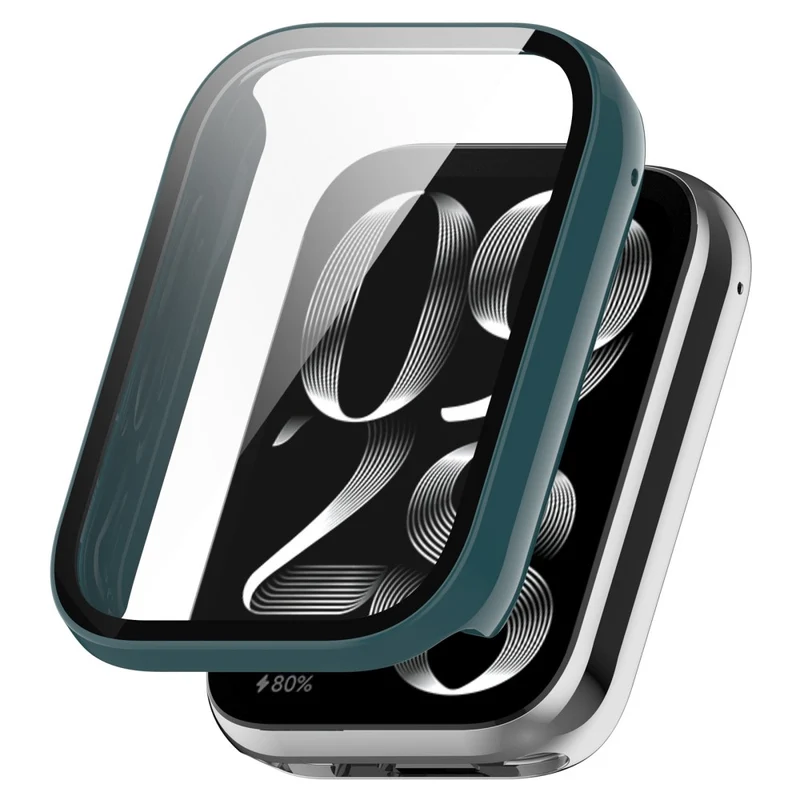 Flexibel Xiaomi Mi Band 9 Pro Glas und Silikon Hülle