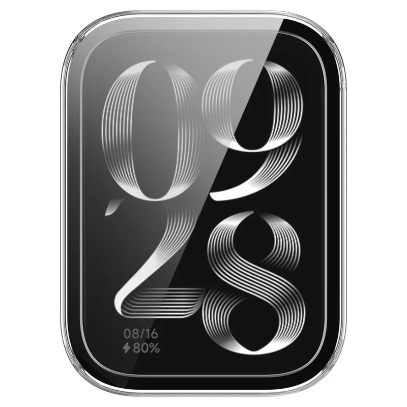 Flexibel Xiaomi Mi Band 9 Pro Glas und Silikon Hülle