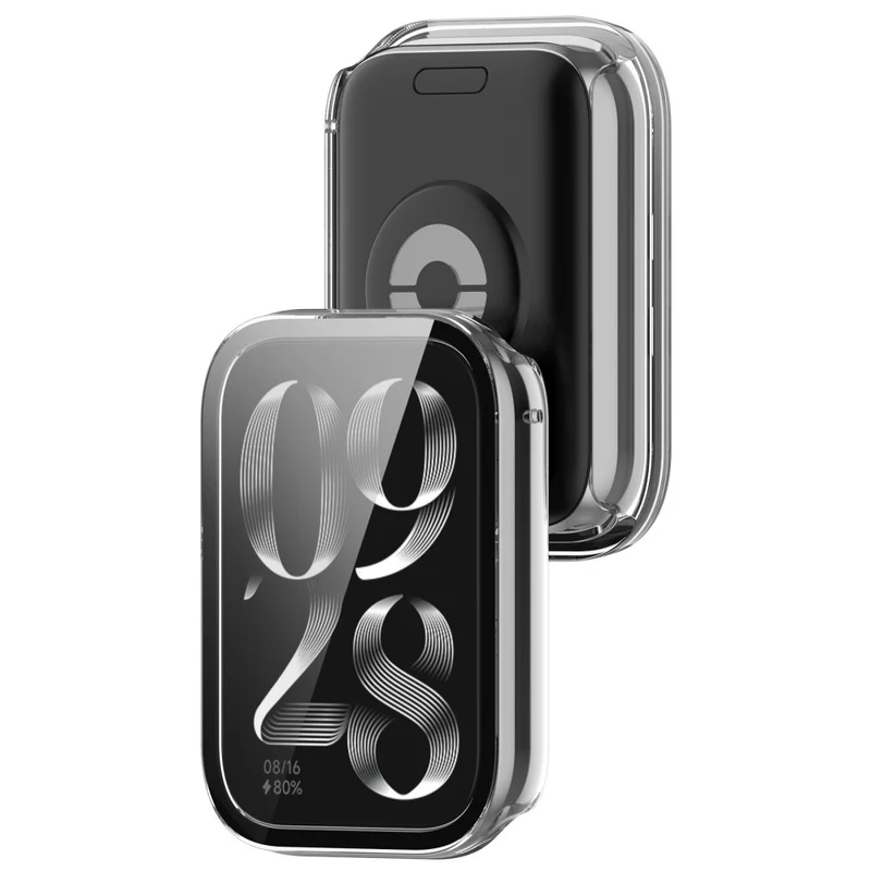 Flexibel Xiaomi Mi Band 9 Pro Glas und Silikon Hülle