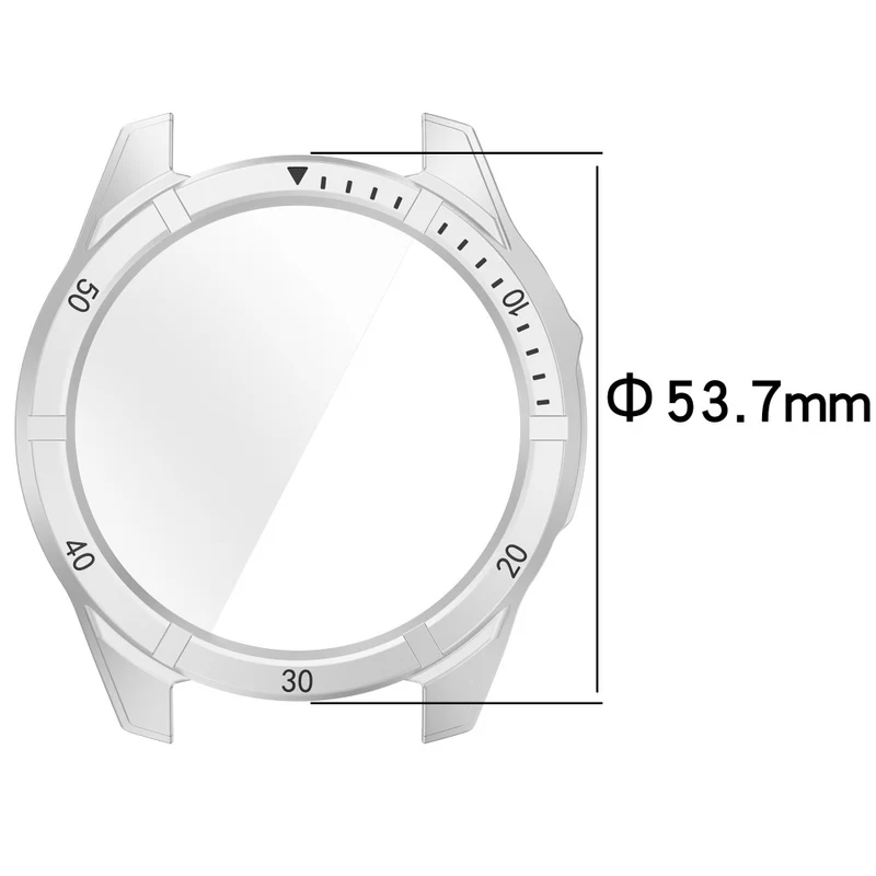 Süß Garmin Fenix 8 Solar 51mm Hülle mit Displayschutz in Glas und Silikon