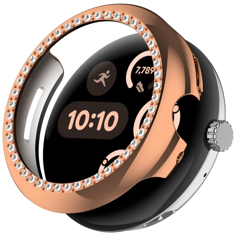 Mega Modisch Google Smartwatch Strass und Silikon Hülle