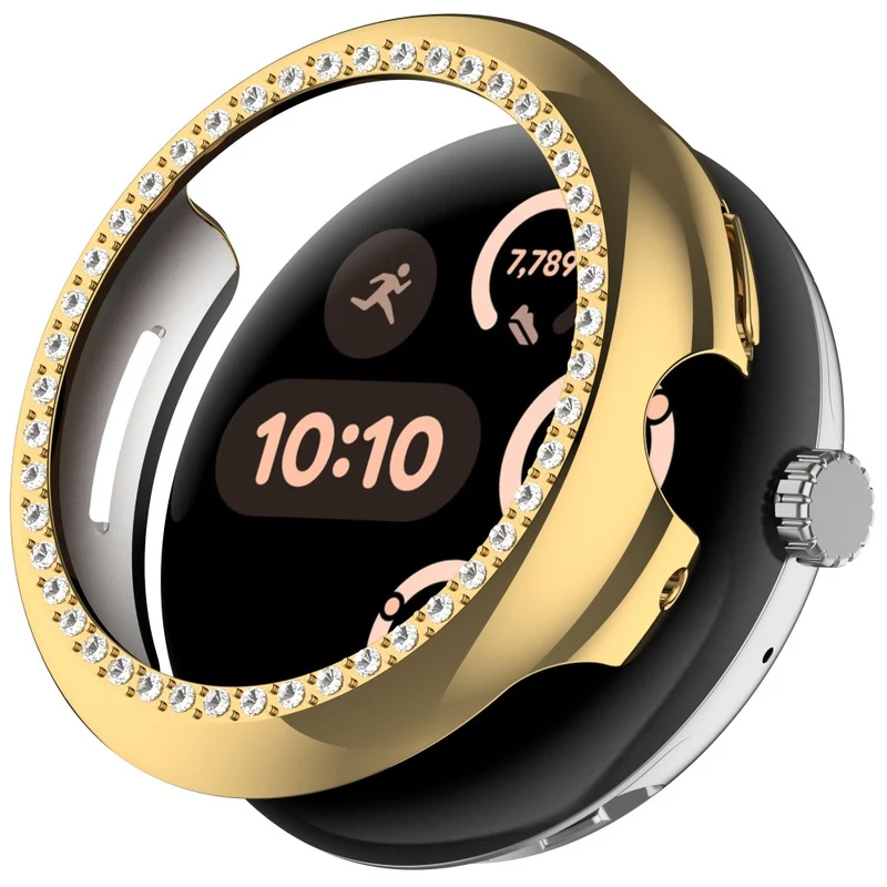 Mega Modisch Google Smartwatch Strass und Silikon Hülle